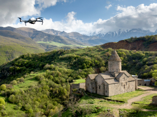 Mavic over the Tatev