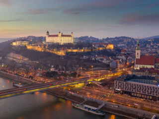 Bratislava in the night