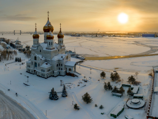 Saint Miachael church in Arkhangelsk