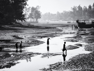 Low tide