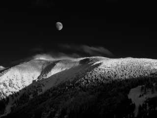 Moon over the Oetscher