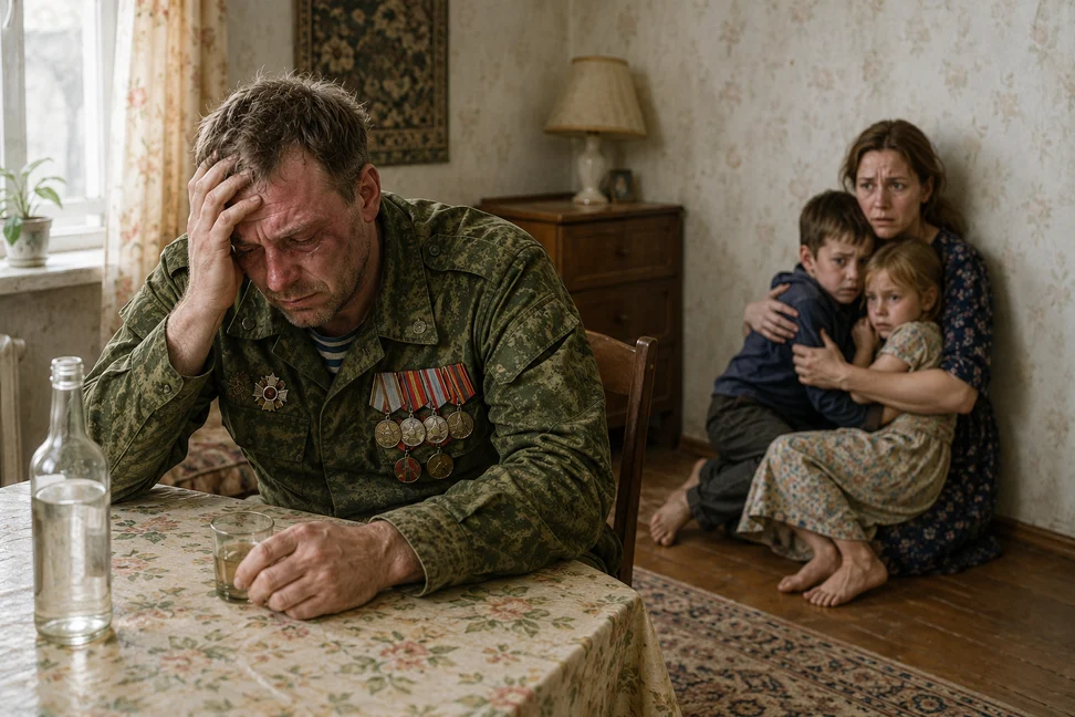 Ruskí „hrdinovia“ sa vracajú domov. Vraždili v Ukrajine, vraždia v Rusku.