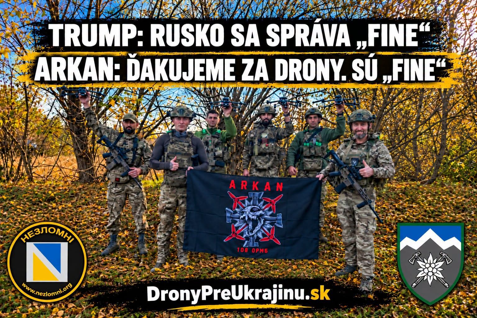 Podľa Trumpa sa rusko k Ukrajine správa „fine“